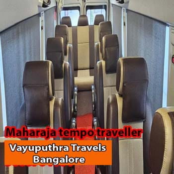 maharaja tempo traveller bangalore price