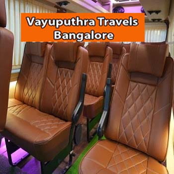Tempo traveller rentals in Bangalore - 12 seater