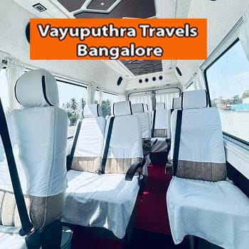 Tempo traveller rentals in Bangalore - 10 seater